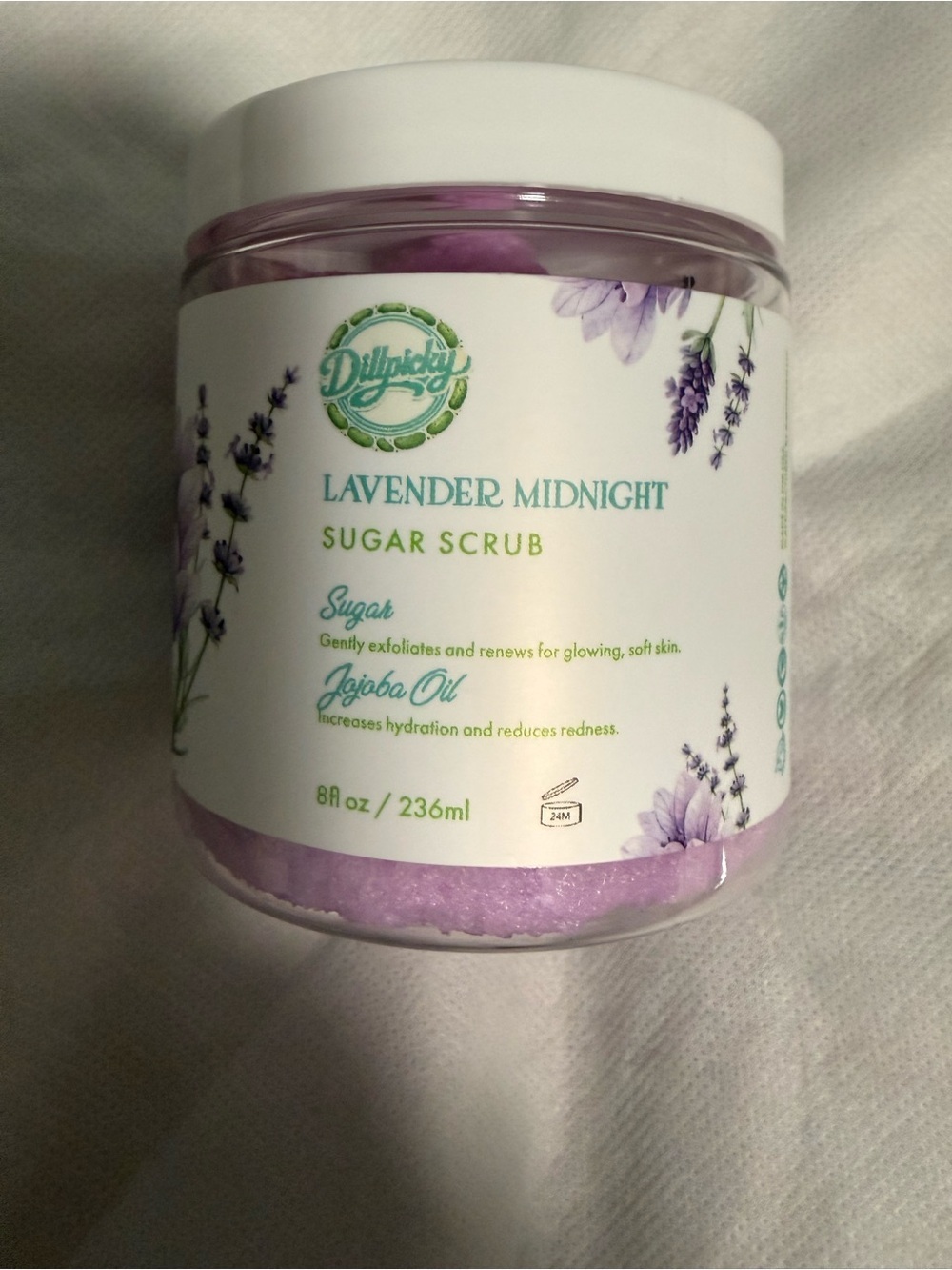 Aminnah/Dillpicky collab “Lavender Midnight” Sugar Scrub! NEW